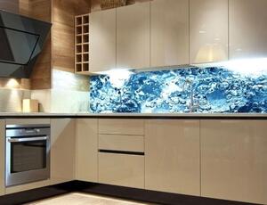 DIMEX | Fototapeta do kuchyně Perlivá voda KI-180-060 | 180 x 60 cm | modrá