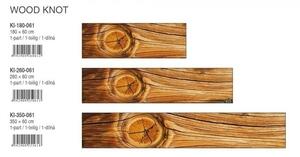 DIMEX | Fototapeta do kuchyně Suk ve dřevě KI-350-061 | 350 x 60 cm | béžová, hnědá