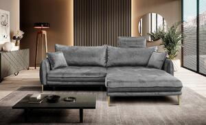 ROHOVÁ SEDAČKA, textil, šedá MID.YOU - Sedací soupravy, Online Only