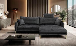 ROHOVÁ SEDAČKA, textil, antracitová MID.YOU - Sedací soupravy, Online Only