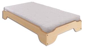 LK138-90 dřevěná stohovatelná postel masiv borovice jednolůžko 90x200 cm Drewmax (Kvalitní nábytek z borovicového masivu)