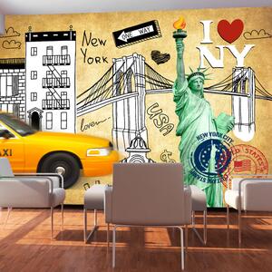 Fototapeta - Jedna cesta - New York 250x175 + zdarma lepidlo