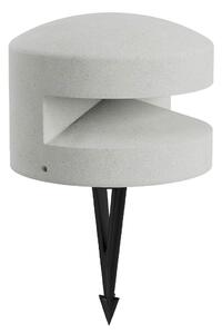 Redo Venkovní LED sloupek CLIFF 15W, v. 185 mm, IP65, 24V Barva: slonovinová, Barva světla: 3000K, Úhel paprsku: 180°