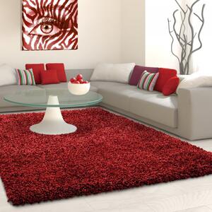 Vopi | Kusový koberec Life Shaggy 1500 red - 140 x 200 cm