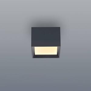 PURE LED stropní svítidlo Manhatten, mystic grey, 1 žárovka,, stmívatelný, Hliník / šedá / zinek, Chodba, Hliník, Moderní