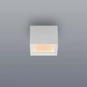 PURE LED stropní svítidlo Manhatten, sněhově bílá, 1 žárovka,, stmívatelný, Bílá / opál, Chodba, Hliník, Moderní