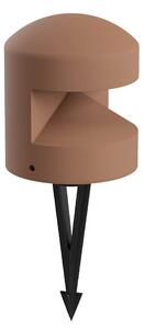 Redo Venkovní LED sloupek CLIFF 8W, v. 185 mm, IP65, 24V Barva: terracotta, Barva světla: 3000K