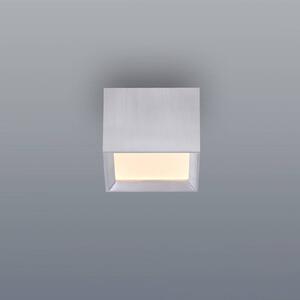 PURE LED stropní svítidlo Manhatten, kamenná barva, 1 žárovka,, stmívatelný, Hliník / šedá / zinek, Chodba, Hliník, Moderní