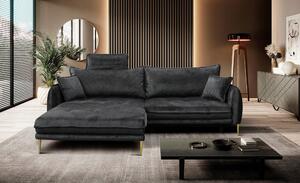 ROHOVÁ SEDAČKA, textil, antracitová MID.YOU - Sedací soupravy, Online Only