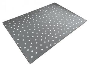 Dětský koberec Puntík šedý 60x60 cm