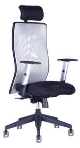 Kancelářská židle s podhlavníkem CALYPSO GRAND SP1 (více barev) Šedá