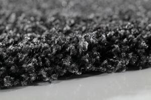 Vopi | Kusový koberec Dream Shaggy 4000 černý - 80 x 150 cm