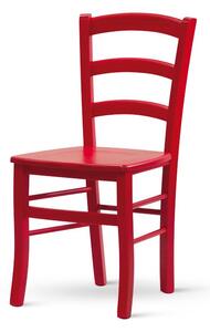 Jídelní dřevěná židle PAYSANE COLOR masiv buk (Kvalitní buková jídelní židle z masivu)