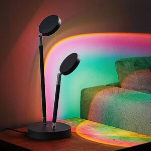 Lindby Edonita stolní lampa LED s efektním světlem