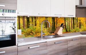 KI-260-045 Fototapeta do kuchyně Podzimní les | 260 x 60 cm