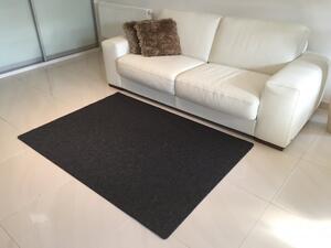 Vopi | Kusový koberec Nature antraciet - Kulatý 400 cm průměr