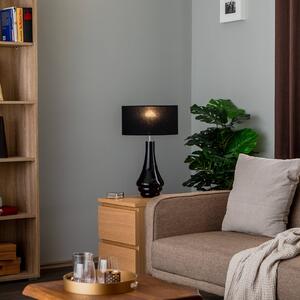 Stolní lampa Arabesca celá v černé barvě