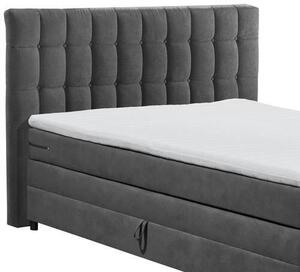 POSTEL BOXSPRING, 180/200 cm, antracitová MID.YOU - Postele s úložným prostorem, Online Only