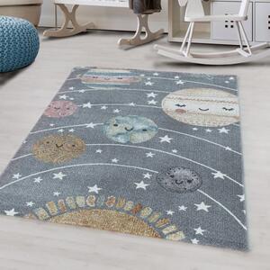 Vopi | Dětský koberec Funny 2105 grey - 80 x 150 cm