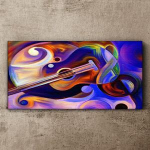 Obraz na plátně Obraz na plátně Abstrakce hudební housle