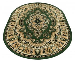 Makro Abra Oválný koberec ATLAS E951A zelený Rozměr: 80x150 cm