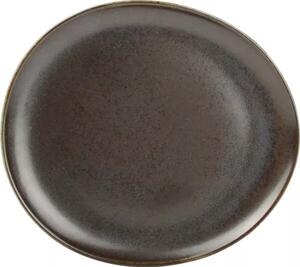 Talíř mělký F2D Ceres Black 25x23 cm (6 ks)