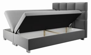 Moderní box spring postel Canter 180x200, šedá