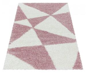 Vopi | Kusový koberec Tango shaggy 3101 rose - Kruh průměr 200 cm