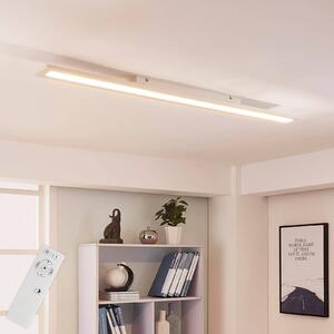 Arcchio LED panel Arya, 120 cm, bílý, stmívatelný, hliník, stmívatelný, Bílá / opál, Pracovna / kancelář, Plast