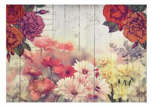 Fototapeta - Květiny - Vintage 200x140 + zdarma lepidlo
