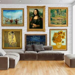 Artgeist Fototapeta - Wall of treasures Size: 300x210