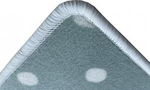 Vopi | Dětský koberec Puntík mintový - Kulatý průměr 80 cm
