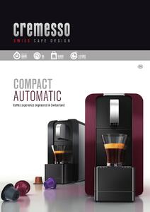 Kávovar Compact Automatic Burgundy red Cremesso (Barva -červená )