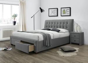 Čalouněná postel s úložným prostorem Perth, 160x200cm