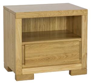 SN210 dřevěný noční stolek z dubu Drewmax (Kvalitní nábytek z dubového masivu)