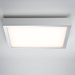 Paulmann Lunar LED panel, hranatý, chrom, 40x40cm