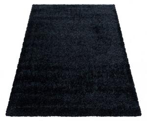 Vopi | Kusový koberec Brilliant shaggy 4200 black - 60 x 110 cm