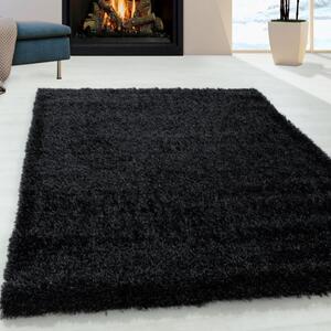 Vopi | Kusový koberec Brilliant shaggy 4200 black - 120 x 170 cm