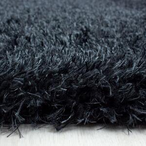 Vopi | Kusový koberec Brilliant shaggy 4200 black - 80 x 150 cm