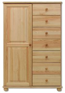 KD126 dřevěná komoda z masivní borovice Drewmax (Kvalitní nábytek z borovicového masivu)