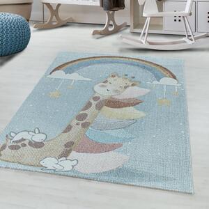 Vopi | Dětský koberec Lucky 3612 blue - Kruh průměr 120 cm