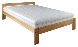 Drewmax LK194 140x200 cm - Dřevěná postel masiv buk dvojlůžko (Kvalitní buková postel z masivu)