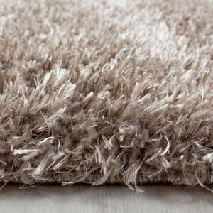 Vopi | Kusový koberec Brilliant shaggy 4200 taupe - 160 x 230 cm
