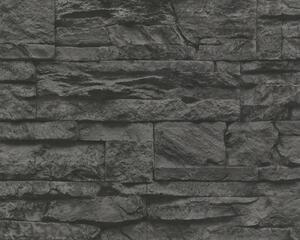 Vliesová tapeta na zeď Best Of Wood Stone 2020 7071-23 | 0,53 x 10,05 m | šedá | A.S. Création