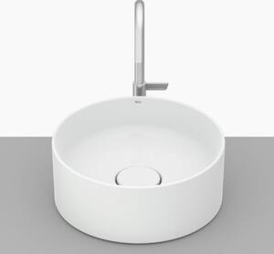 Roca Terra umyvadlo 30x30 cm kulatý na pult bílá lesk A32787U000