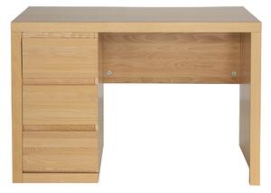 Drewmax BR401 - Dřevěný psací stůl masiv buk (Kvalitní bukový psací stůl)