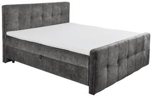 AMERICKÁ POSTEL, 160/200 cm, antracitová MID.YOU - Postele s úložným prostorem, Online Only