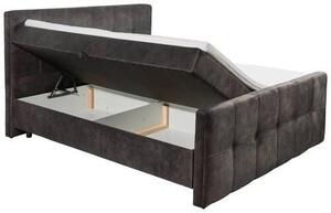 AMERICKÁ POSTEL, 160/200 cm, tmavě hnědá MID.YOU - Postele s úložným prostorem, Online Only