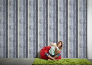 A.S. Création | Vliesová tapeta na zeď Best of Wood & Stone 8550-60 | 0,53 x 10,05 m | modrá, bílá, šedá
