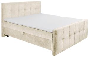 AMERICKÁ POSTEL, 160/200 cm, krémová MID.YOU - Postele s úložným prostorem, Online Only